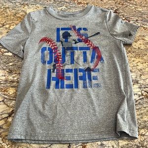 “It’s Outta Here” baseball shirt